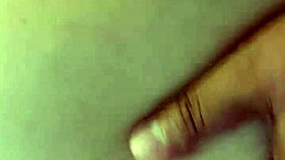 Feeling intense pleasure during homemade anal session with deep assfucking