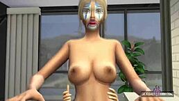 Girlfriend Gets Horny at Costume Party for Rough Sex