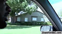 Whitney Grace experiences intense pleasure as her pussy gets wrecked in interracial sex