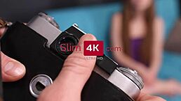 fragile teen 18+ and her man enjoy intense anal sex on couch