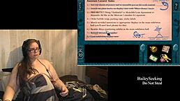 Watch Scarlet's naked hand play her fat ass in part 1?