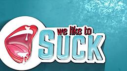 Weliketosuck - Gina Gerson Enjoys Cum Tasting in Rough Oral Session with Intense Cock Sucking