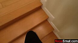 why is this hot gilf step granny sucking my blonde cock so good in taboo sex