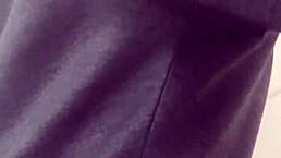 gaste85 casually heads to the bathroom for a quick pee, just like any ordinary day