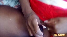 Brazil losing, but I creampied this ebony babe on red?