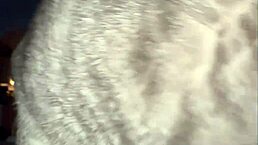 Amateurs in lingerie fuck doggystyle in the living room with muff diving and kissing.