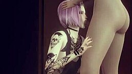 Hentai Uncensored Futanari - Alice Suck And Fucked Missionary Style By Futanari- Japanese Asian Manga Anime Game Porn