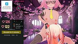 Amateurs El Xox and MizzPeachy lick pussy and cum on stream.