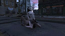 Tifa from Fallout 4 gets spanked and fucked in cute hentai anime cartoon