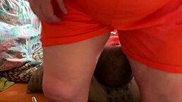 femdom bbw mistress makes me sniff her dirty pussy 😈