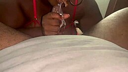 Nookiescookies made him cum so hard with her wet sucking skills