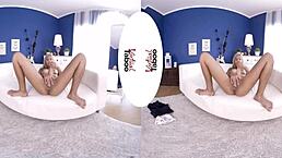 Good Girl Veronica Explores Taboo Pleasures With Dildo