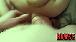 Did you see how I fucked my BBW wife's mouth until she came?