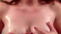 hey babe, rub those oiled tits and count down my jerk off now