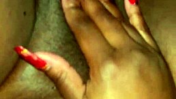 i'm enjoying the camera showing my pretty ebony pussy