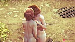 I'm watching BNH Hentai Uraraka, that little 18+ bitch with big tits getting assfucked and creampied