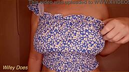 Can You Watch This Milf Lick Her Own Nipples?