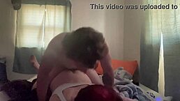 Redhead girlfriend gets anal and pussy licked