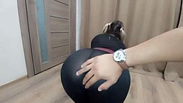 I'm havin fun with the coah while her husban is at work