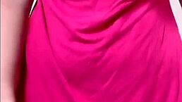 My wife showing off on webcam