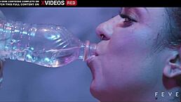 Watch Agatha and Mayanna spit and lick in this hardcore lesbian scene?