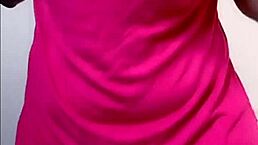 My wife showing off on webcam