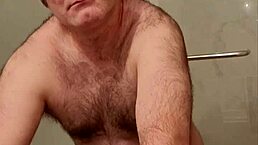 Nude martin lavall�e sodomizes himself with a dildo compares it with his small 18+ penis and kisses the black chastity device