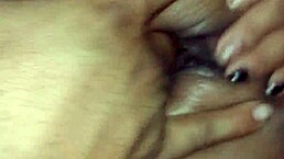 The sexy Latina says her fat pussy is so wet from masturbating.