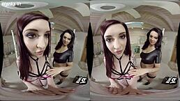 intense threesome with two hot russian babes 😈