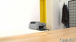 Watch this gay oral service in action