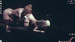 gentle massage with beautiful girl in relaxing setting