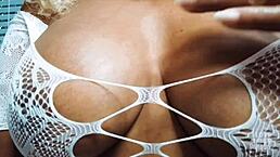 latina teacher flaunts her massive tits in seductive class