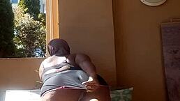 want to fuck this horny ebony amateur outdoors with her wet pussy