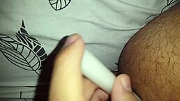 gay teen 18+ intensely masturbates with toys