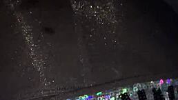 ebony couple teases with soft touches