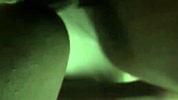 Thick ebony bitch takes big black cock doggystyle bent over!