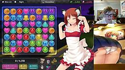 Small-chested cat-girl gets banged uncensored in HuniePop hentai group.