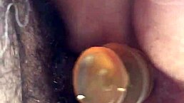 My hot babe loves getting fucked with a toy stuck in her ass.