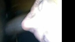 hot blonde milf sucks dick and balls intensely for cumshot