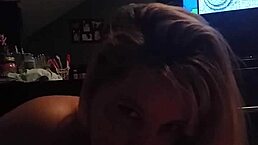 she gives a simple handjob to him