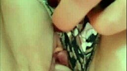 i watch my wife film her panties before masturbating with dildo