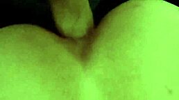 Pov Milf Cums Hard While Fucking Ass and Pussy with Unicorn Tail Buttplug.