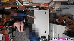 Stunning Shoplifter Caught and Punished Hard