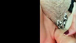 i watch my wife film her panties before masturbating with dildo