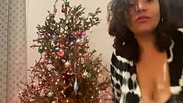 anna maria latina milf dances sexy at christmas party