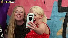 Elegant Milf And Babes Jerk Cock In Femdom Handjob Group, Wearing Shoes And Heels