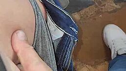 i love the feeling when he cums in my panties, and i pull them up tight