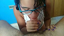 My girlfriend does something unexpected and then enjoys the result