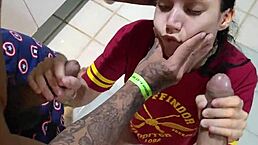 Amateurs Pound Faces With Two Cocks On Gabbie Luna