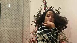 anna maria latina milf dances sexy at christmas party